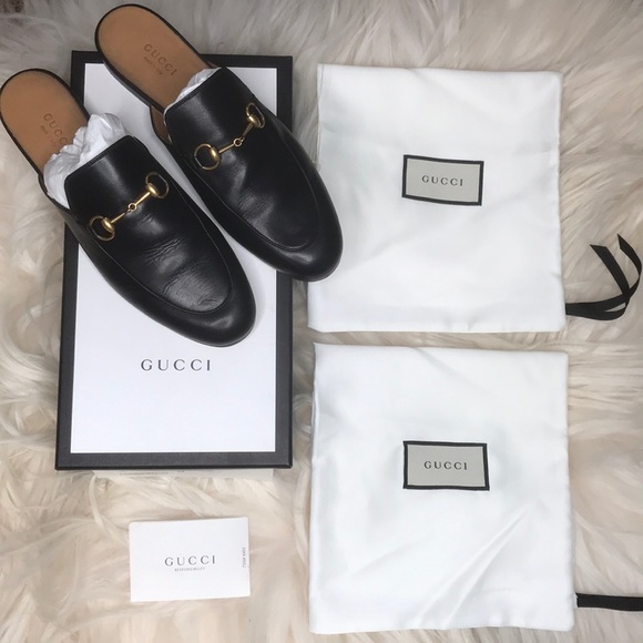 gucci princetown leather mule
